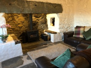 Comfortable Lounge with Inglenook Fire and Logburner